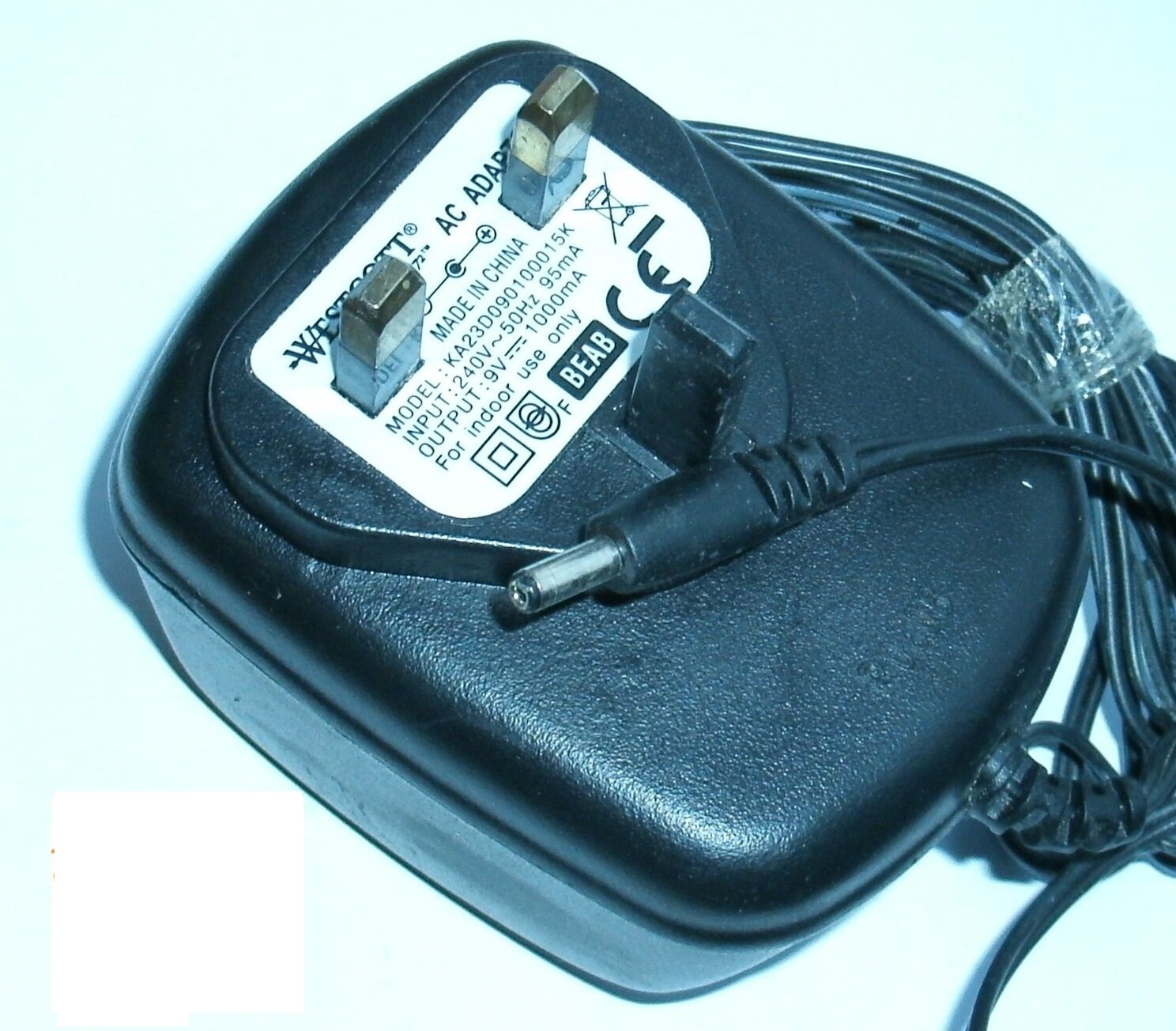 *Brand NEW* 9V 1.0A WESTCOTT KA23D090100015K AC/DC ADAPTER POWER SUPPLY